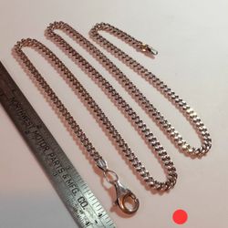 $60! Awesome Solid 925 Sterling Silver 24 Inch Necklace 