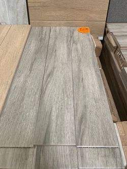 Wood porcelain planks