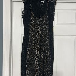 NWT BARIII Black Lace Dress 