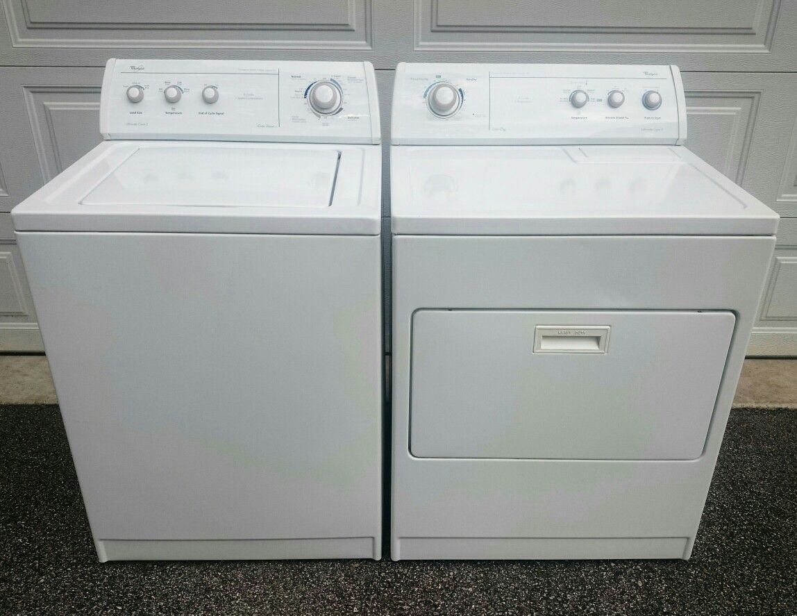 Whirlpool Ultimate Care II Super Capacity Plus Washer And Electric Dryer Set