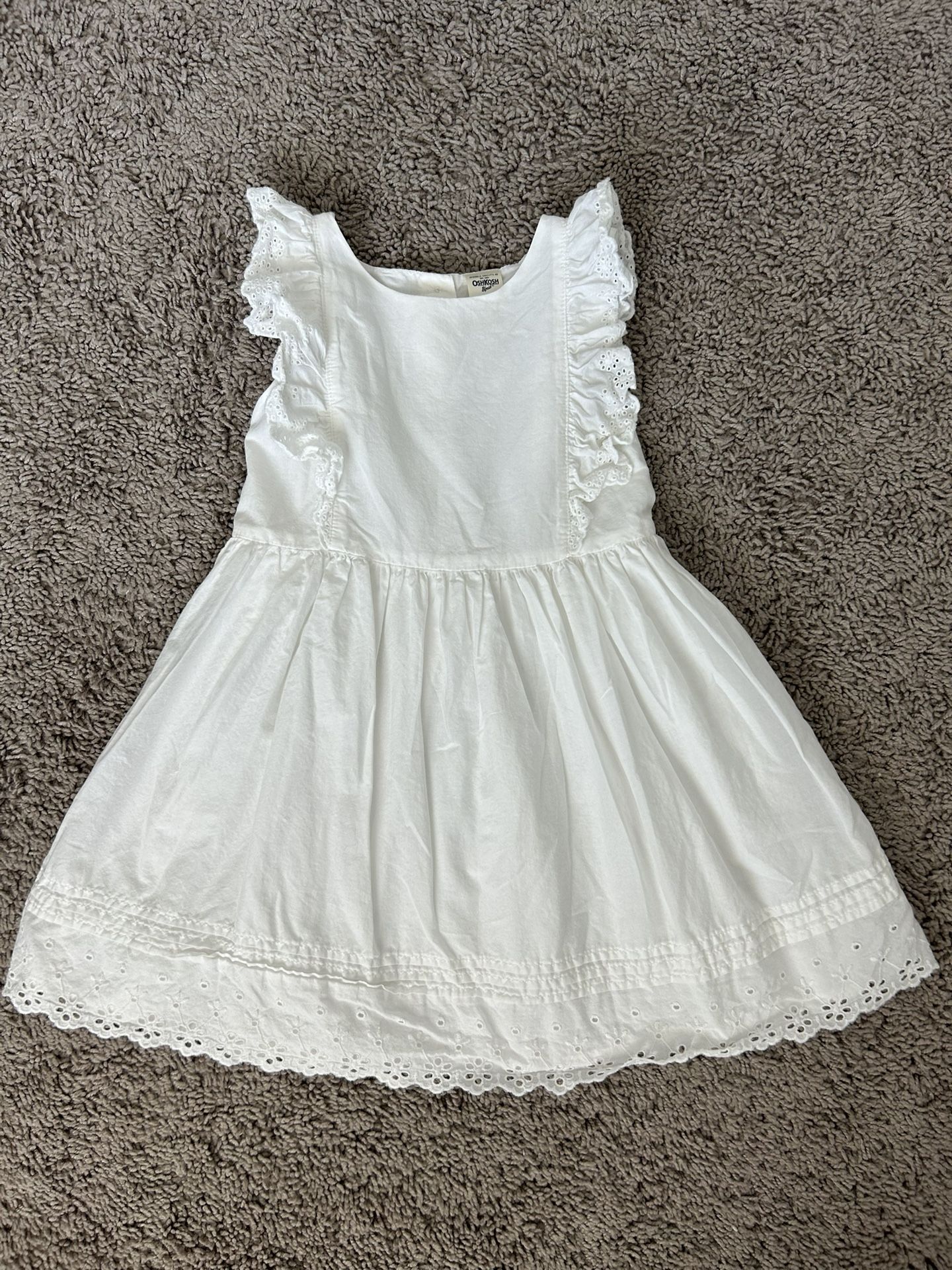 3T Girl’s White Dress OSHKOSH