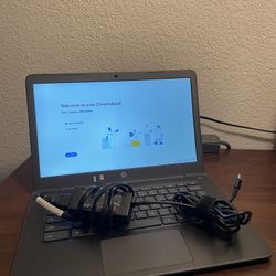 HP Chromebook 14 With Charger