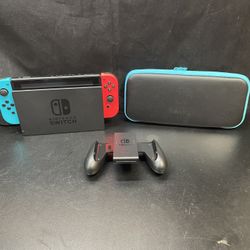 Nintendo Switch With Extra Joy Cons And Carry Case 