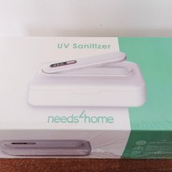 Portable UV Light Sanitizer Box - Uv Light Sanitizer Wand and Box Set - UV Sterilizer Machine - Kills Up to 99% Germs and Viruses - UV Phone Sanitizer