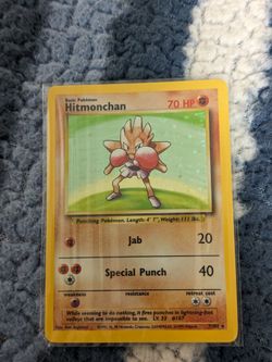 Pokémon Hitmonchan Holographic