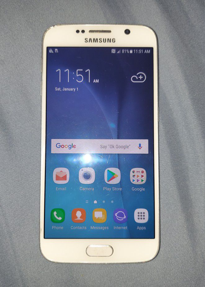 Samsung Galaxy S6 White 32gb AT&T Cricket