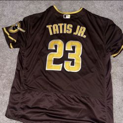 Men's Authentic San Diego Padres #23 Fernando Tatis Jr Brown Jersey Size 52 XL $40