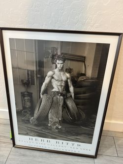 Herb Ritts Exhibition Poster – Staley-Wise Gallery, New York (Framed)