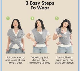 Keababies baby wrap carrier infant toddlers