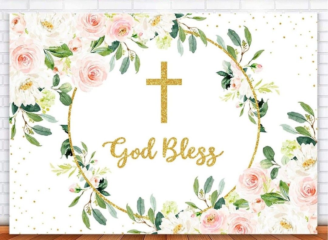 Baptism Back Drop 7' x 5'