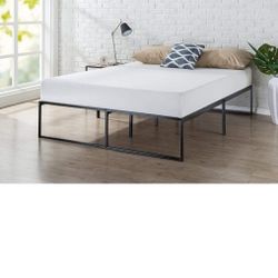 ZINUS Lorelai 14 Inch Metal Platform Bed Frame / Mattress Foundation with Steel Slat Support / No Box Spring Needed / Easy Assembly, Full