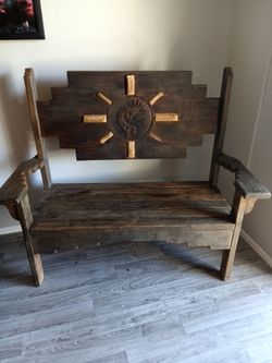 Southwestern style Bench