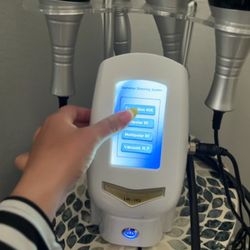 Body shaping instrument RF cavitation