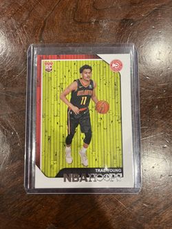 TRAE YOUNG 2018/2019 PANINI NBA HOOPS ROOKIE RC #250 ATLANTA HAWKS