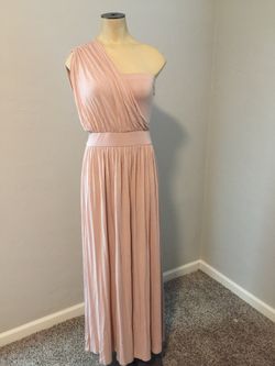 Pink Grecian dress