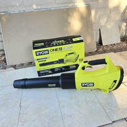RYOBI 18V HP Brushless Whisper Series Leaf Blower 450 CFM (Tool-Only) 