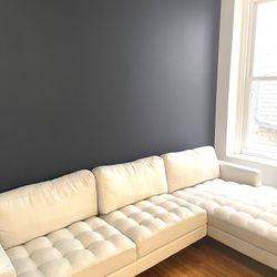 Sofa Sectional (Sand Color) w/o Chaise