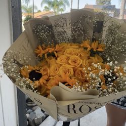 Yellow Flower Bouquet 