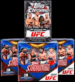 Topps UFC mega and blaster boxes