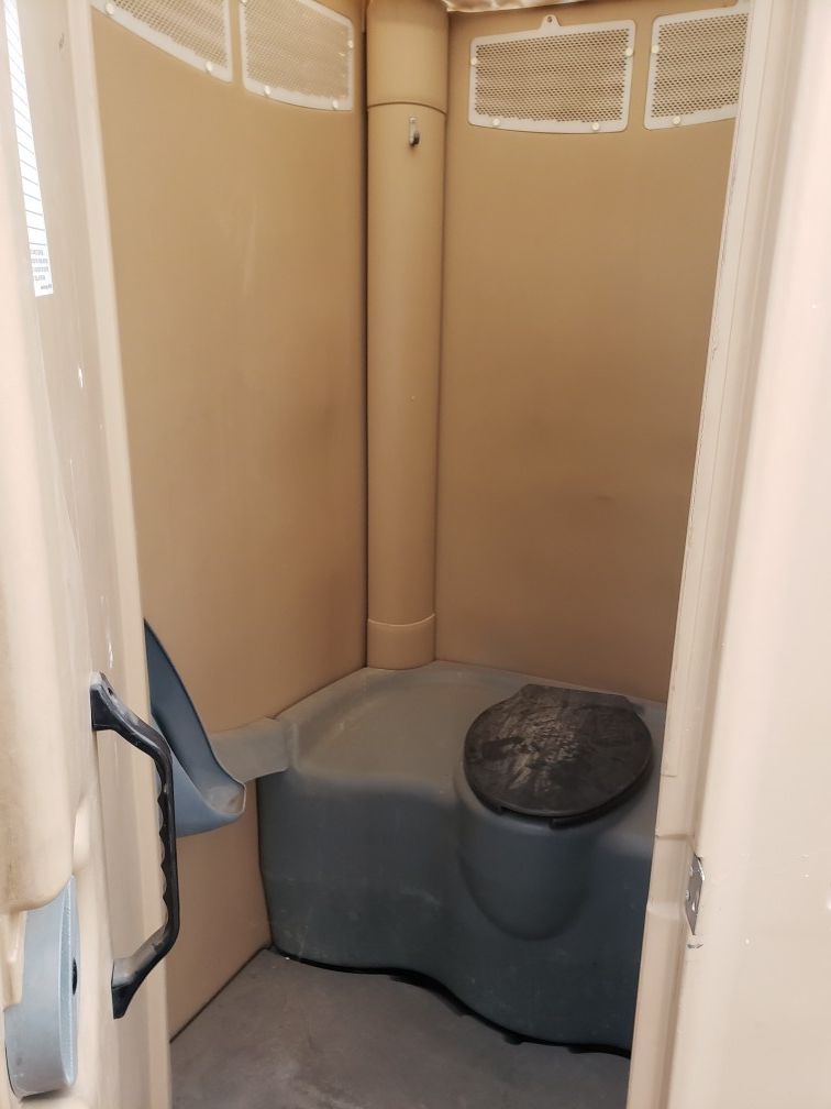 Portable restroom (porta potty)