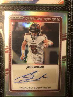 2025 Panini Prizm Significant Signatures Jake Camarda Tampa Bay Auto 
