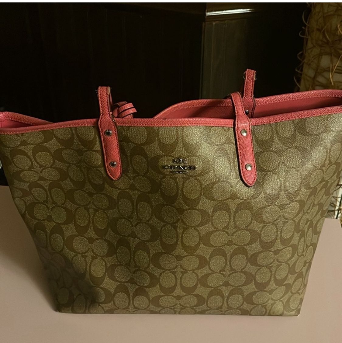 Coach reversible purse