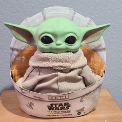 Star Wars The Mandalorian Grogu Plush Toy with Soft Body