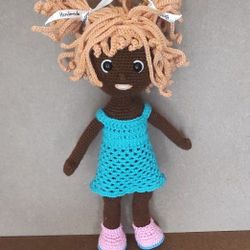 African American Doll - Karin, Yarn