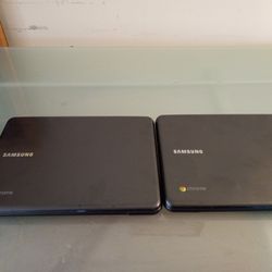 Two Small Samsung Chrome Laptops Both For One Price I Have To Find Cord But They Are In Good Condition
