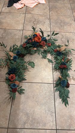 Floral arch 6 ft long