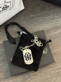Chrome hearts dog tag dagger
