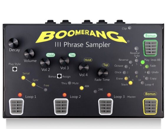 Boomerang III Looper/Phrase Sampler