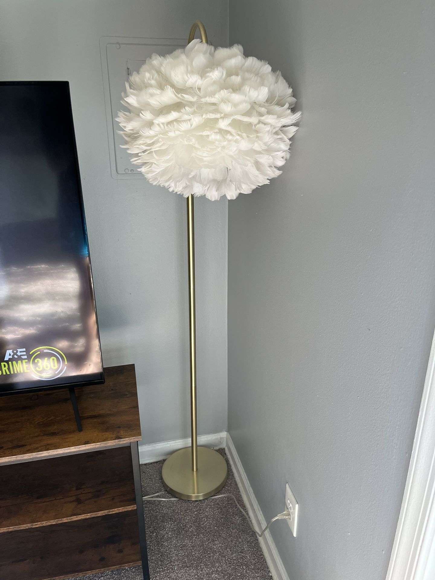 Rachel Zoe Feather lamp
