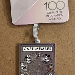 Disney 100th Anniversary ORNAMENT CAST MEMBER EXCLUSIVE 2023 