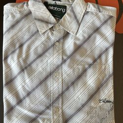 Billabong Button Up XL New No Tags