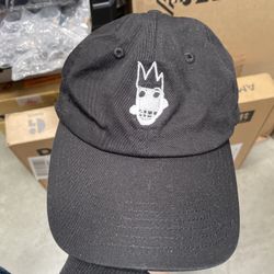 Jean-Michael Basquiat Hat- Rome Pays Off- Black Rare Baseball Cap Cotton