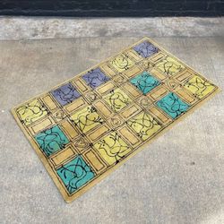 Mid-Century Modern Wool Bird Motif Carpet Rug, 1960’s - Delivery Available 