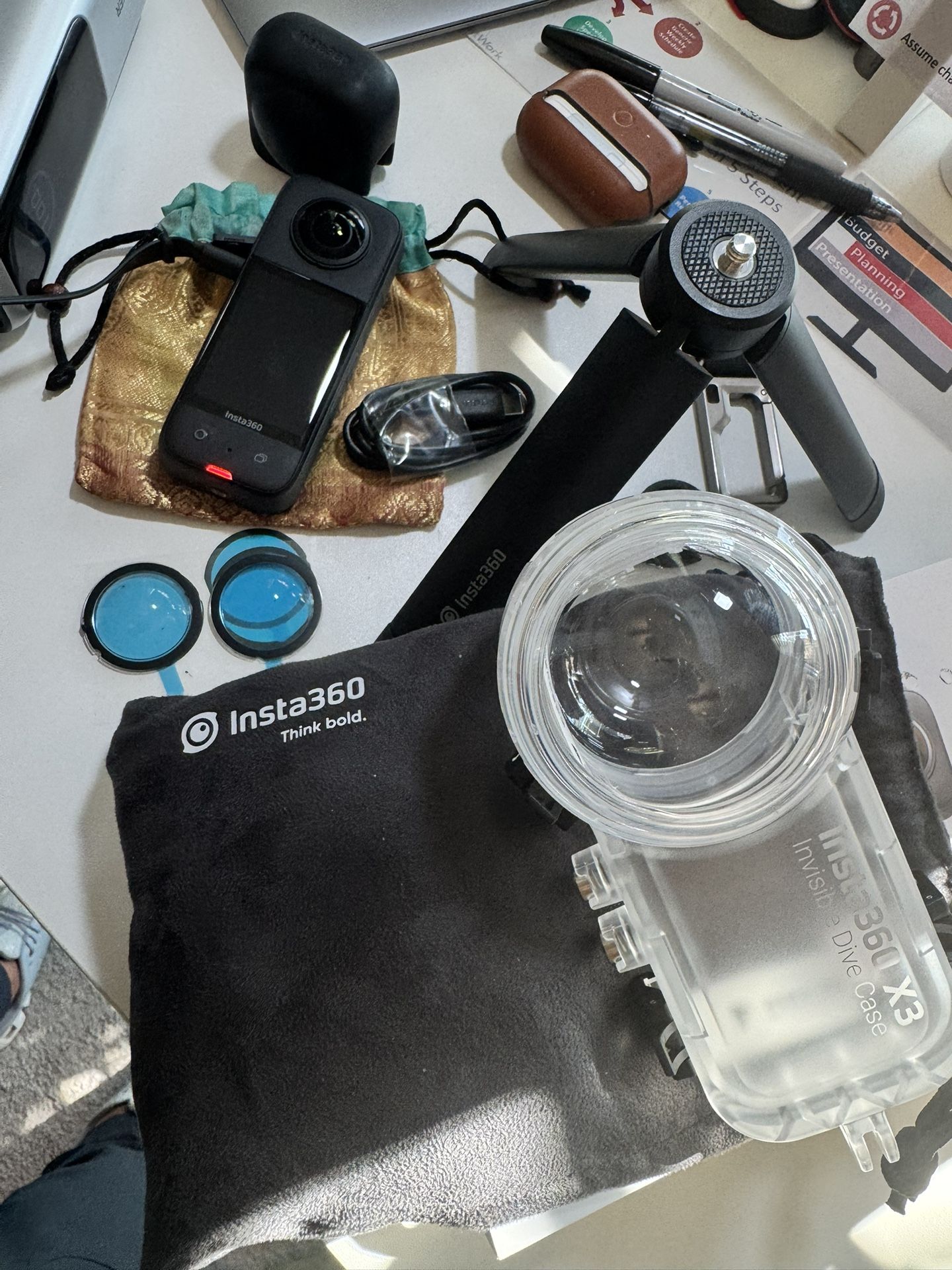 Insta360 X3 with Underwater Case ++++ More!