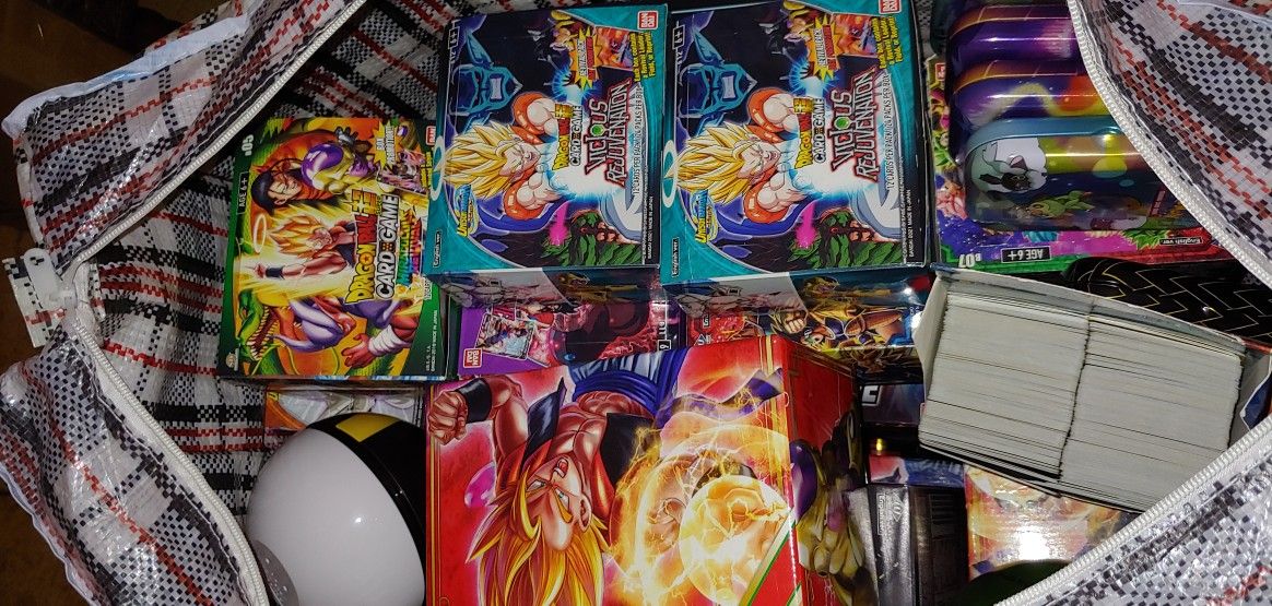 Pokemon And Dragon Ball Super Huge Bulk Lot