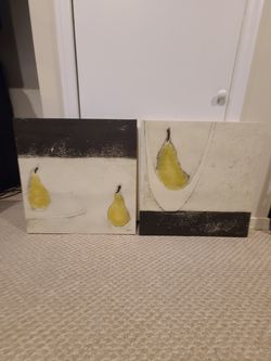 Set Of Canvas Kitchen Wall Art