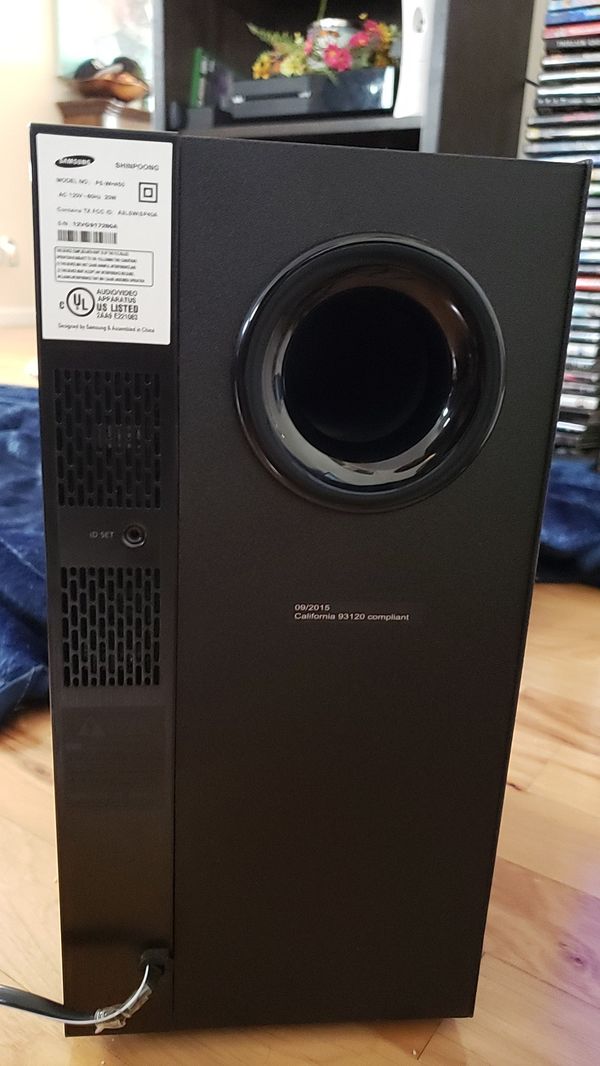 Samsung wireless subwoofer for soundbar system model # PS-WH450 for Sale in Morrisville, NC 
