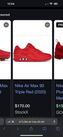 Red Nike Air Max 