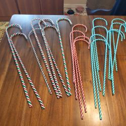 plastic candycanes