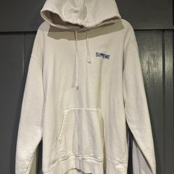 Rare Supreme Restless Youth Hoodie Beige 