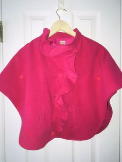 Fuchsia Gymboree Girls Cape Size 7/8