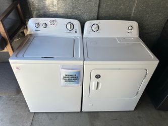 Amana washer and gas dryer