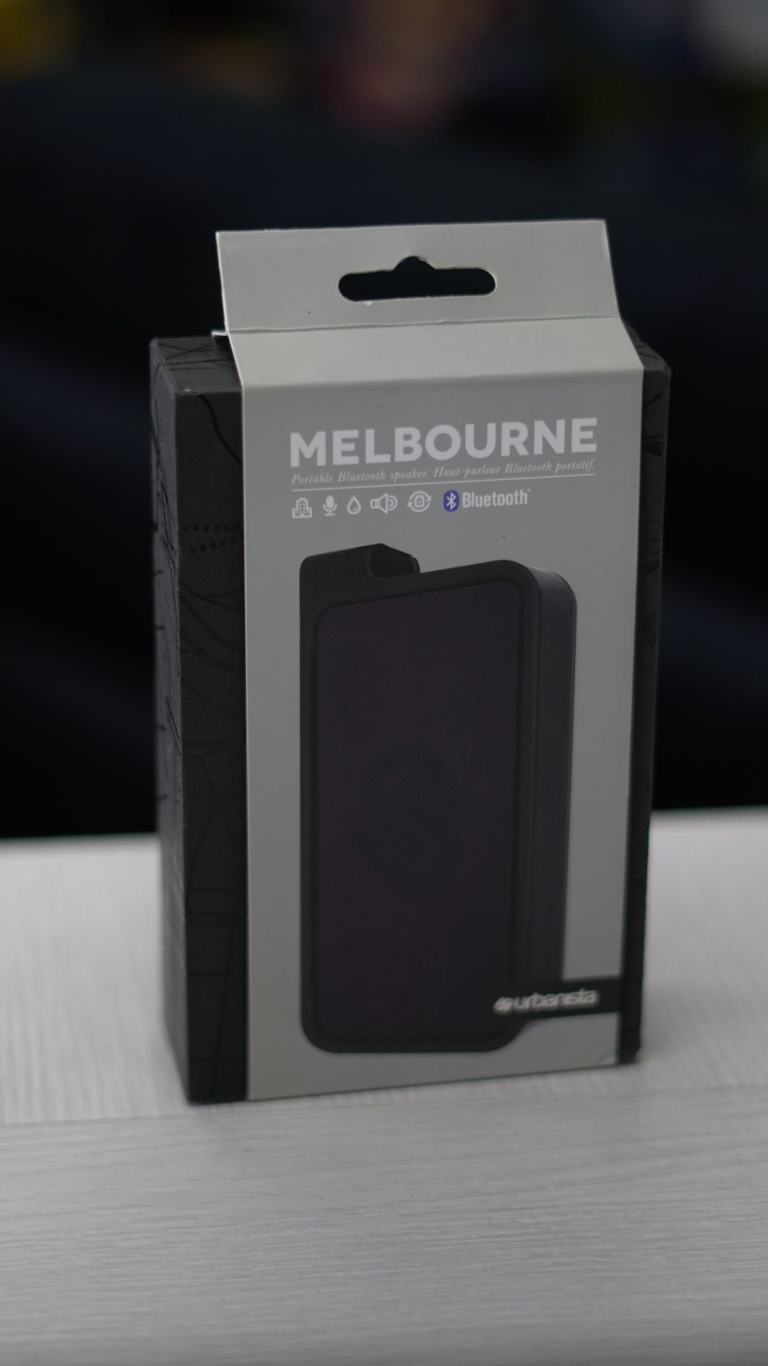 Urbanista Melbourne Bluetooth Speaker in Dark Clown Black