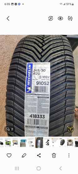 Michelin tires 245 70 r 17 new