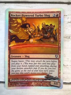 MTG Unhinged Rocket-Powered Turbo Slug - Lightly Played