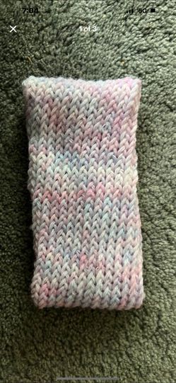 Light Multi Colored Handmade Ear Warmer